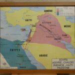 French school map - Middle East