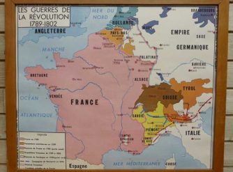 French school map - Revolution 1789