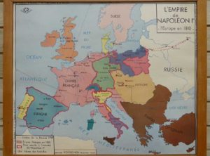 French school map - Napoleon
