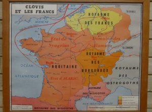 French school map - Clovis