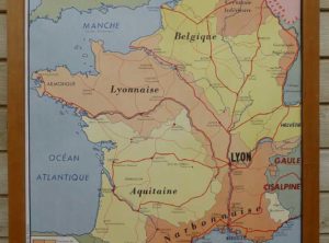 French school maps - Roman Gaul