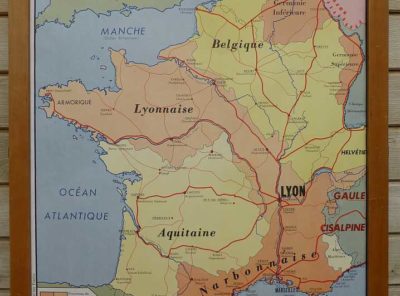 French school maps - Roman Gaul