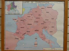 French school map - Charlemagne