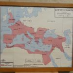 French school map - Roman Empire