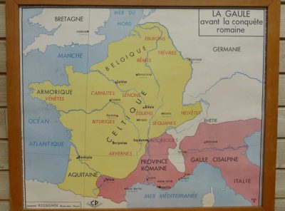 French school map - Gaule
