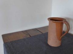 earthenware jug - brown